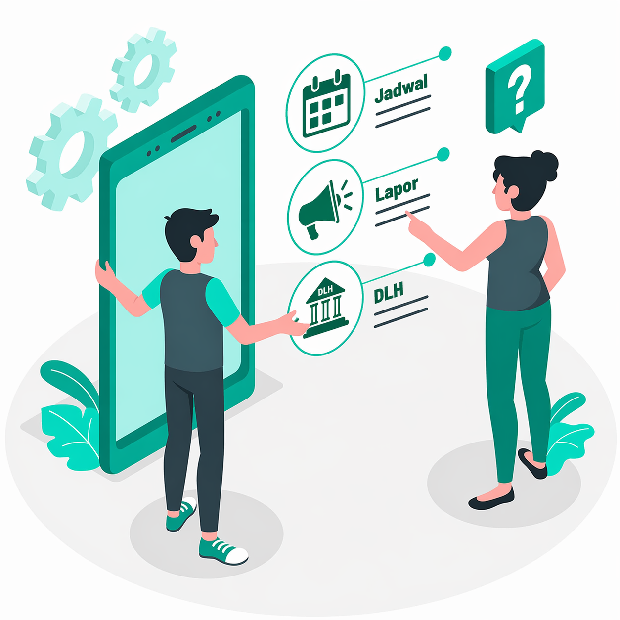 Ilustrasi Pantau Sampah